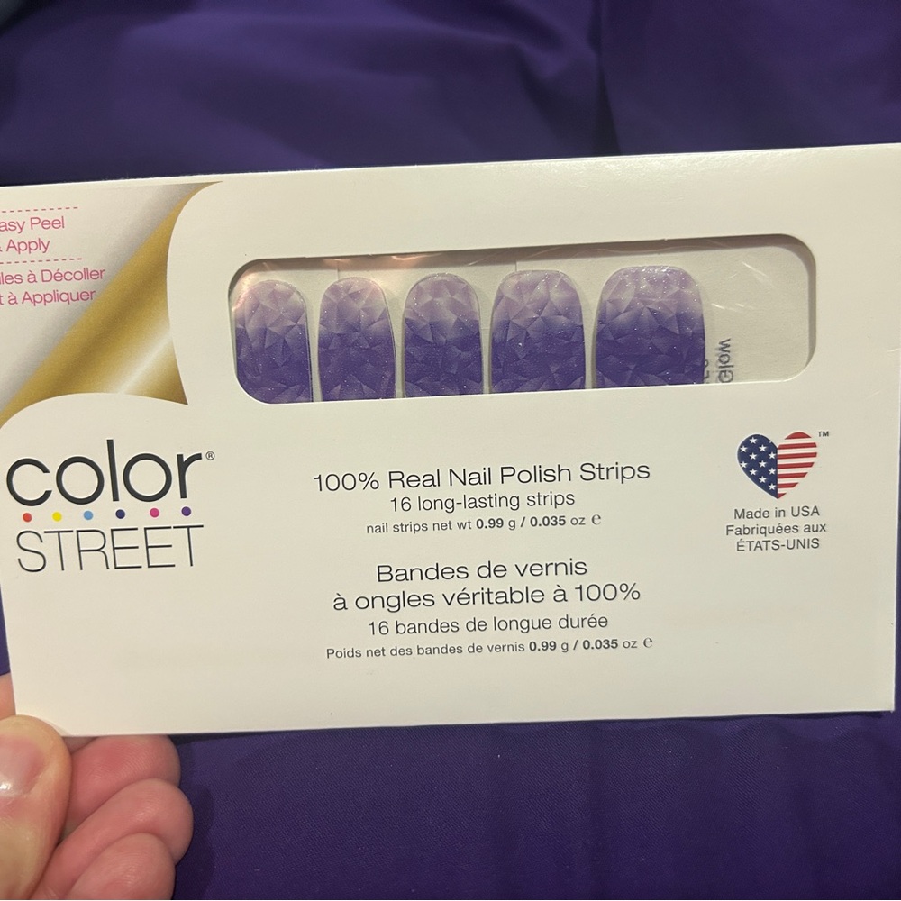 Color Street Geode Glow Nail Strips